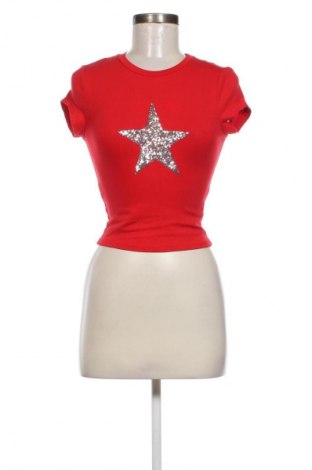 Damen T-Shirt SHEIN, Größe S, Farbe Rot, Preis 3,99 €