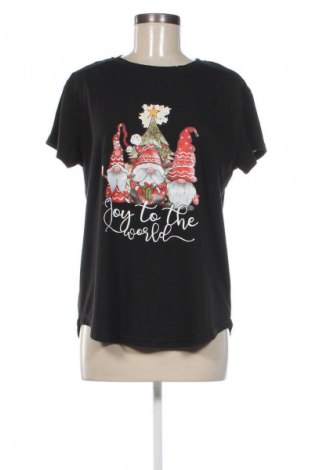 Γυναικείο t-shirt SHEIN, Μέγεθος XL, Χρώμα Μαύρο, Τιμή 4,29 €