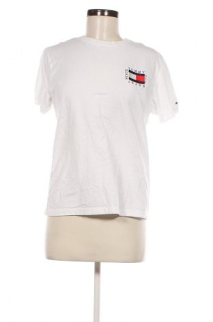 Γυναικείο t-shirt Tommy Jeans, Μέγεθος S, Χρώμα Λευκό, Τιμή 26,60 €