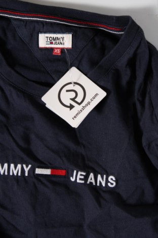 Γυναικείο t-shirt Tommy Jeans, Μέγεθος XS, Χρώμα Μπλέ, Τιμή 19,49 €