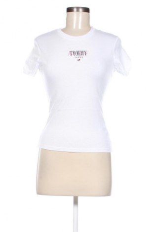 Damen T-Shirt Tommy Jeans, Größe S, Farbe Weiß, Preis 57,49 €