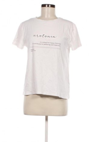 Γυναικείο t-shirt Uterque, Μέγεθος M, Χρώμα Λευκό, Τιμή 8,99 €