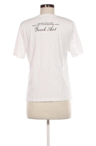 Γυναικείο t-shirt Zara, Μέγεθος S, Χρώμα Λευκό, Τιμή 9,21 €