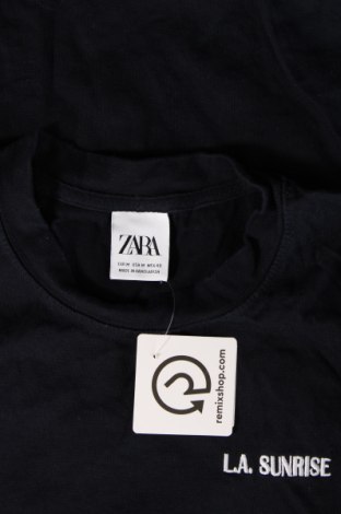 Дамска тениска Zara, Размер M, Цвят Черен, Цена 7,99 лв.