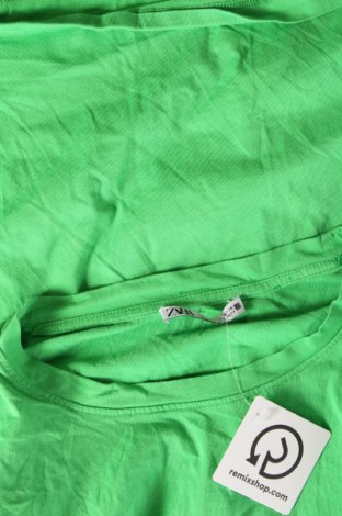 Tricou de femei Zara, Mărime L, Culoare Verde, Preț 39,13 Lei