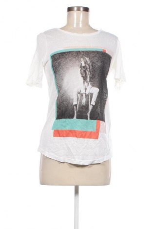 Γυναικείο t-shirt Zara, Μέγεθος S, Χρώμα Λευκό, Τιμή 3,99 €