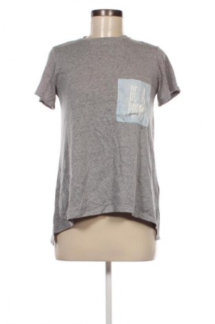 Γυναικείο t-shirt Zara Trafaluc, Μέγεθος S, Χρώμα Γκρί, Τιμή 3,49 €