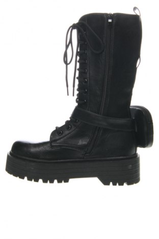 Botine de damă Ideal Shoes, Mărime 38, Culoare Negru, Preț 111,99 Lei