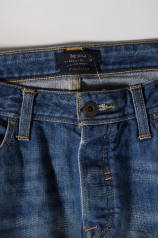 Damskie jeansy Bershka, Rozmiar M, Kolor Niebieski, Cena 67,41 zł