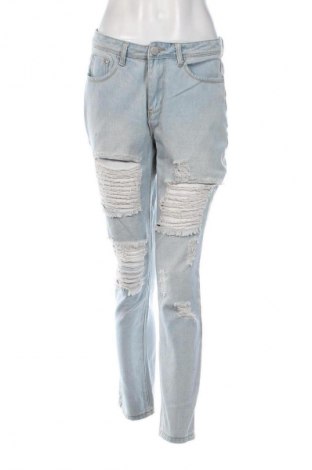 Damskie jeansy Boohoo, Rozmiar M, Kolor Niebieski, Cena 31,99 zł