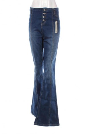 Damskie jeansy Don't Think Twice, Rozmiar XXL, Kolor Niebieski, Cena 155,99 zł