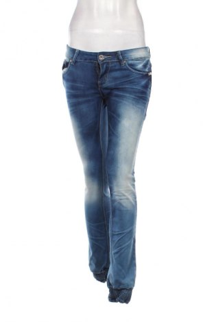 Damskie jeansy Miss Chic, Rozmiar S, Kolor Niebieski, Cena 23,99 zł