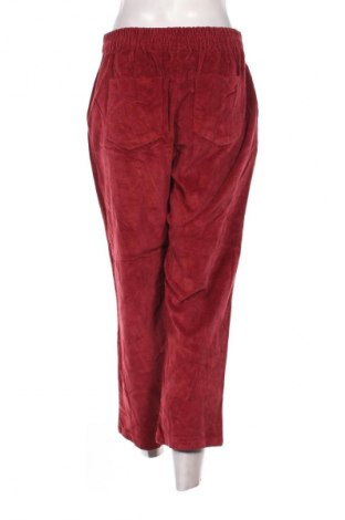 Pantaloni de velvet de femei, Mărime M, Culoare Roșu, Preț 28,99 Lei