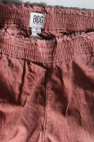 Pantaloni de velvet de femei BDG, Mărime S, Culoare Roz, Preț 79,99 Lei