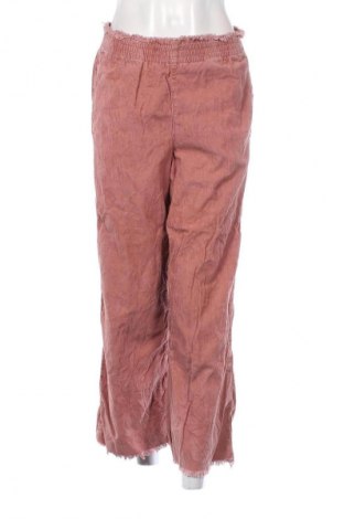 Pantaloni de velvet de femei BDG, Mărime S, Culoare Roz, Preț 79,99 Lei