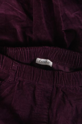 Pantaloni de velvet de femei Canda, Mărime M, Culoare Mov, Preț 28,99 Lei