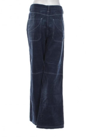 Pantaloni de velvet de femei Kanabeach, Mărime L, Culoare Albastru, Preț 76,99 Lei