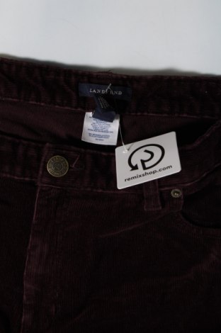 Pantaloni de velvet de femei Lands' End, Mărime XL, Culoare Roșu, Preț 43,99 Lei