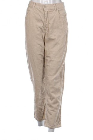 Damen Cordhose Pull&Bear, Größe L, Farbe Beige, Preis 5,99 €