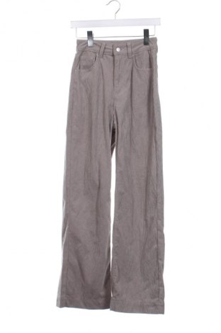 Pantaloni de velvet de femei SHEIN, Mărime XS, Culoare Gri, Preț 32,99 Lei