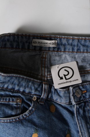 Pantaloni scurți de femei Pull&Bear, Mărime M, Culoare Albastru, Preț 48,47 Lei