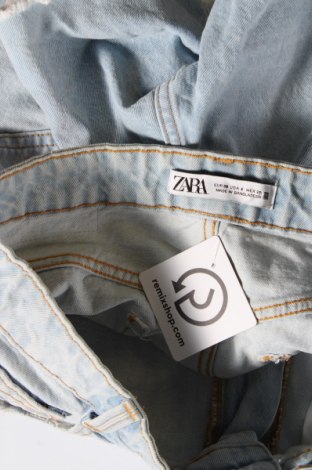 Дамски къс панталон Zara, Размер M, Цвят Син, Цена 9,99 лв.