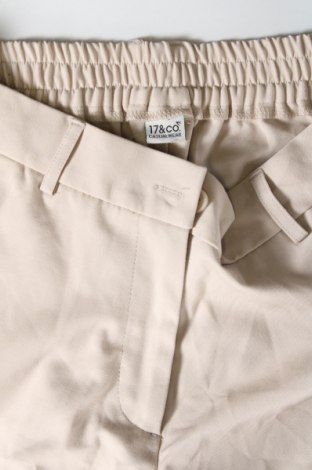 Damenhose 17 & Co., Größe M, Farbe Beige, Preis 6,29 €