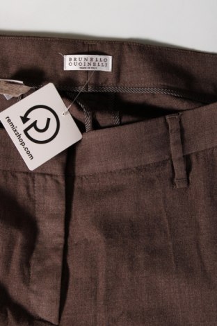 Pantaloni de femei Brunello Cucinelli, Mărime M, Culoare Maro, Preț 328,99 Lei