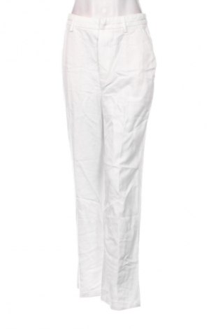 Pantaloni de femei MOTF, Mărime M, Culoare Alb, Preț 53,99 Lei