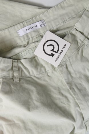 Pantaloni de femei Reserved, Mărime XS, Culoare Verde, Preț 40,99 Lei