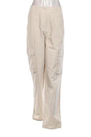 Pantaloni de femei Tommy Jeans, Mărime S, Culoare Ecru, Preț 654,99 Lei