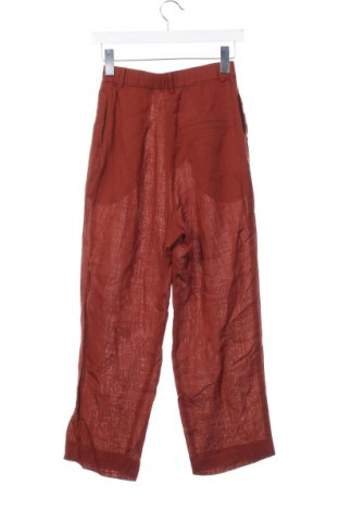 Pantaloni de femei Weekday, Mărime XS, Culoare Maro, Preț 62,99 Lei