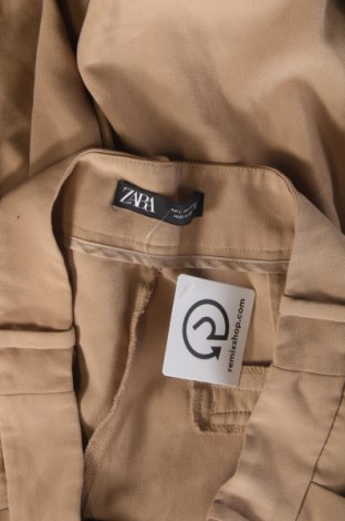 Damenhose Zara, Größe L, Farbe Beige, Preis 8,99 €