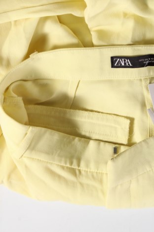 Дамски панталон Zara, Размер S, Цвят Жълт, Цена 73,15 лв.