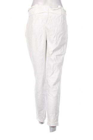 Pantaloni de femei Zara Trafaluc, Mărime S, Culoare Alb, Preț 26,99 Lei