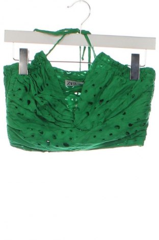 Tricou de damă Zara, Mărime S, Culoare Verde, Preț 30,61 Lei