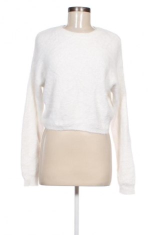 Damenpullover Bershka, Größe M, Farbe Weiß, Preis € 9,49