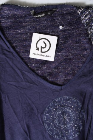 Damenpullover Desigual, Größe M, Farbe Blau, Preis € 43,29