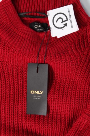 Damenpullover ONLY, Größe XL, Farbe Rot, Preis 21,49 €