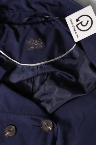 Γυναικεία καμπαρντίνα Marks & Spencer, Μέγεθος L, Χρώμα Μπλέ, Τιμή 10,99 €