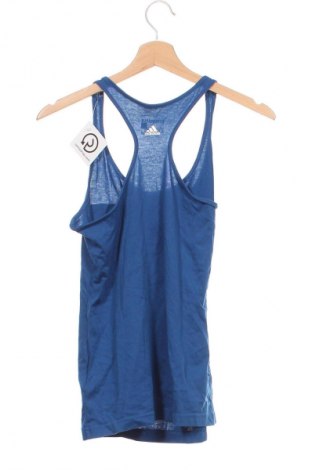 Damen Sporttop Adidas, Größe XS, Farbe Blau, Preis 10,99 €