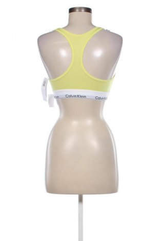 Damen Sporttop Calvin Klein, Größe M, Farbe Gelb, Preis 39,30 €