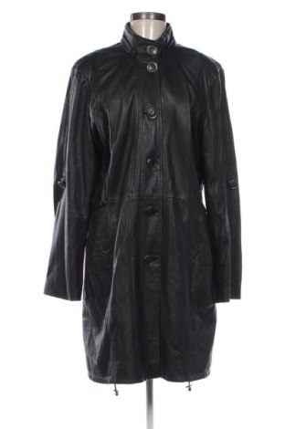 Damen Ledermantel, Größe XXL, Farbe Schwarz, Preis € 76,99