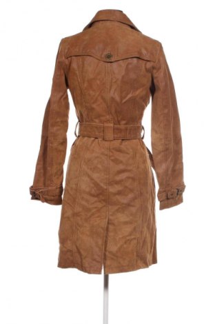 Damen Ledermantel, Größe M, Farbe Beige, Preis € 67,99