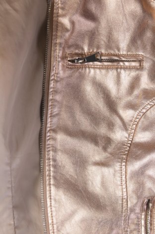 Damen Lederjacke, Größe M, Farbe Golden, Preis 16,99 €