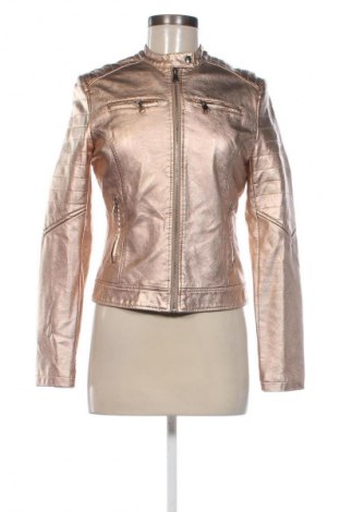 Damen Lederjacke, Größe M, Farbe Golden, Preis 16,99 €