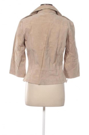 Damen Lederjacke, Größe L, Farbe Beige, Preis 33,99 €