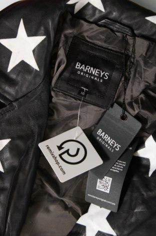 Γυναικείο δερμάτινο μπουφάν Barneys, Μέγεθος XL, Χρώμα Μαύρο, Τιμή 98,49 €