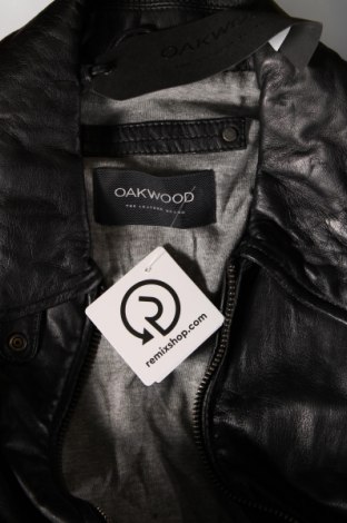 Дамско кожено яке Oakwood, Размер L, Цвят Черен, Цена 181,99 лв.