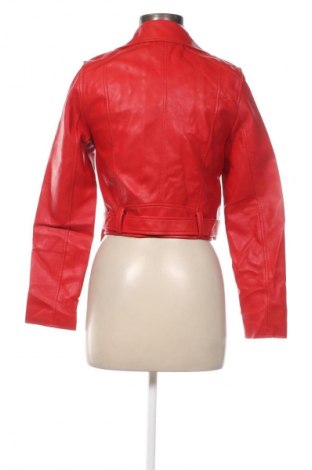 Damen Lederjacke Pull&Bear, Größe M, Farbe Rot, Preis € 40,79